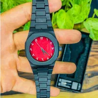 ساعت مچی مردانه پرشین بلک/تمام مشکی قفل پروانه ای|ساعت|مشهد, گاز|دیوار