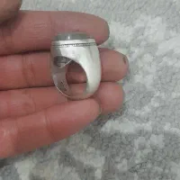 انگشتر تسبیح باسکه قدیمی نقره با گردبند طلا روسی|کلکسیون اشیاء عتیقه|خرم‌آباد, |دیوار