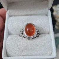 انگشتر دستساز یمنی اصل پرتقالی