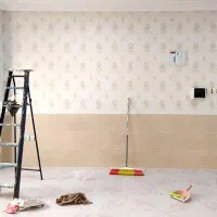 نصب کاغذ دیواری و ماربل شیت