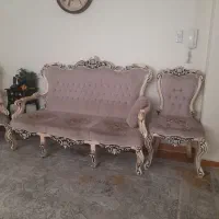 مبل ۹ نفره با میز بزرگ دو عدد عسلی|مبلمان خانگی و میز عسلی|نسیمشهر, |دیوار