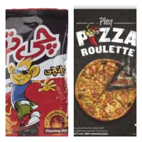 طراحی / کیک/پفک/بسته پیتزا / تابلو