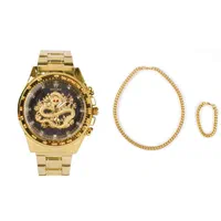 پکیج ساعت عقربه ای طلایی Casio +نیم ست Cartier|ساعت|تهران, دروازه شمیران|دیوار