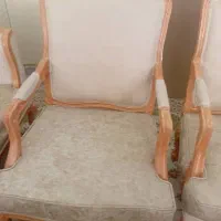 مبل کلاسیک استیل فرانسوی و نهارخوری ۴ نفره|مبلمان خانگی و میز عسلی|تهران, ائمه اطهار|دیوار