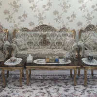 مبل استیل ۹ نفره|مبلمان خانگی و میز عسلی|تهران, تهران‌نو|دیوار
