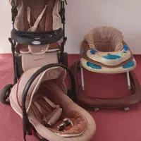 ست سه تیکه کالسکه|کالسکه و لوازم جانبی|کنگاور, |دیوار