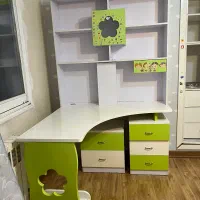 فروش کتابخانه و تخت جک دار ۱۲۰ استفاده شده