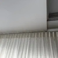 پرده مینیمال با چوب پرده مینیمال|پرده، رانر، رومیزی|تهران, دریاچه شهدای خلیج فارس|دیوار