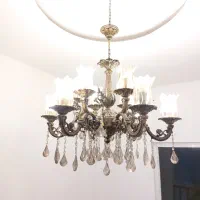 ۲عدد لوستر طرح برنز  جنس عالی
