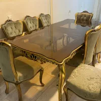 میز ناهار خوری ۸ نفره|میز و صندلی غذاخوری|تبریز, |دیوار