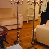اباژور جفت چهار شعله|چراغ خواب و آباژور|تهران, پاسداران|دیوار