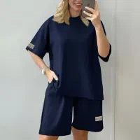 ست تیشرت و شورتک پر طرفدار، شیک، قیمت تولیدی|لباس|تهران, صادقیه|دیوار