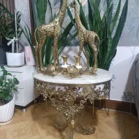 دکوری ساعت میز خاطره مجسمه برنزی