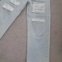 شلوار جین بگ زاپدار نو ۳۶تا۴۴|لباس|پردیس, فاز ۱۱|دیوار