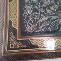 تابلو  قلمکار روی مس بسیار ظریف