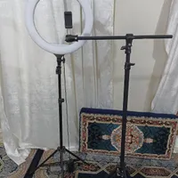 رینگ لایت و سه پایه گوشی ۲ متری|دوربین عکاسی و فیلم‌برداری|تهران, اتابک|دیوار