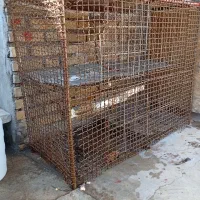 قفس چهار طبقه نو 1500تومن|لوازم جانبی حیوانات|مسجد سلیمان, |دیوار