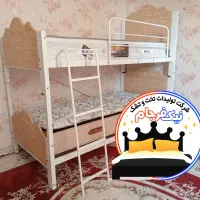 تخت خواب یکنفره و دوطبقه وکیوم گلدار مدل رز|تخت و سرویس خواب|مشهد, سپاد|دیوار