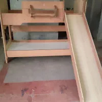تخت خواب نوجوان ۲طبقه سرسره دار (۳طبقه شو)