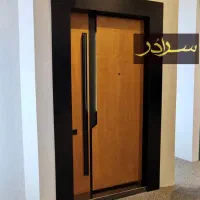 درب ضد سرقت طرح دوقاب کلاسیک نما کامپوزیت کد W002