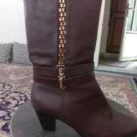 چکمه پوتین زنانه چرم|کیف، کفش، کمربند|مشهد, شیرودی|دیوار