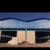 ساخت سوله ،اسکلت فلزی ،پوشش شیروانی و جرثقیل سقفی