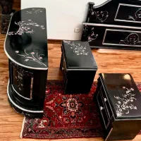 تخت خواب وکنسول و اینه ( سرویس خواب )