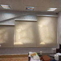 پرده زبرا ساده طرح پتینه طرح داماسک|پرده، رانر، رومیزی|قم, میرزائیه|دیوار