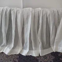 پرده حریر ساده کاملا سالم و درحد