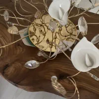 لوستر کریستال  ۲۰ شاخه بسیار با کیفیت|لوستر و چراغ آویز|تهران, پاسداران|دیوار