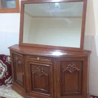آینه کنسول چوب|بوفه، ویترین، کنسول|کرمانشاه, |دیوار