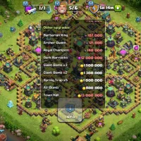 اکانت کلش افکلنز تان ۱۴ فول کلن لول ۱۳ فول فعال