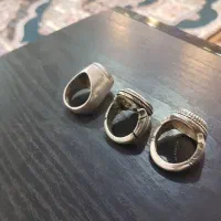 سه عدد انگشتره شجره اصل|جواهرات|شوشتر, |دیوار