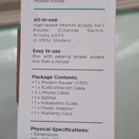 مودم وایرلس مدل V301|مودم و تجهیزات شبکه|تهران, اختیاریه|دیوار