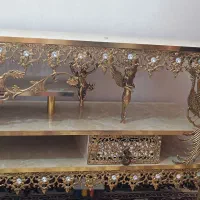 میز تلوزیون برنزی طرح طاووس|میز تلویزیون|اردبیل, |دیوار