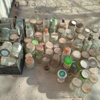 شیشه جا مربایی جا شربتی ورب گوجه