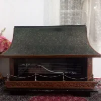 بخاری گازی طرح شومینه
