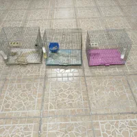3عدد قفس پرنده با وسایل زیر قیمت