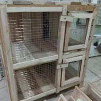 قفس چوبی قفس کجه کبوتر  لانه کبوتر و جوجه