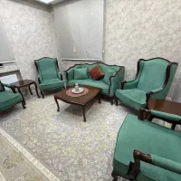 مبل کوئین چوب راش