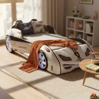 تخت خواب ماشینی آراچوب قسطی بخر بچه تو شاد کن|تخت و سرویس خواب|تهران, افسریه شمالی|دیوار