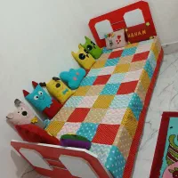 تخت و کمد کودک ام دی اف