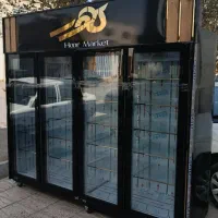 یخچال فریزرایستاده سه درب فروشگاهی  نوشیدنی لبنیات