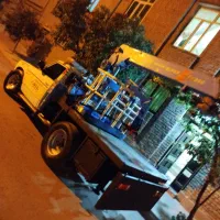 جرثقیل نیسان ۲تن کفی داردکل بلند.سبددار.شبانه روزی