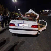 پژو پارس مدل ۱۴۰۱ تصادفی|خودرو سواری و وانت|تاکستان, |دیوار