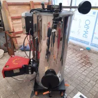 دیگ بخار با منصوباتش/۴ عدد دسته لوله کشی اماده