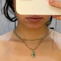 پلاک نقره فیروزه نیشاپوری دست ساز