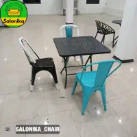 میز و صندلی رستوران فست فود تمام فلزی تولیکس