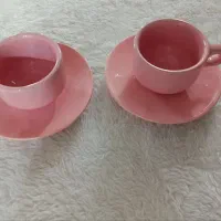 سرویس ظروف دو نفره سرامیکی قلبی 12 پارچه نو|ظروف سرو و پذیرایی|سمنان, |دیوار