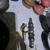 دو عدد لبی برنجی و چندتا سری قلیون